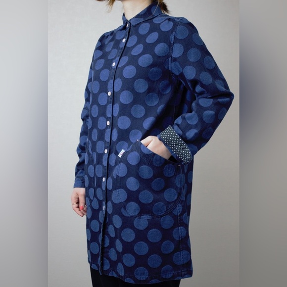 blue trick Jackets & Blazers - Blue Trick Handmade Upcycled Japanese Jeans Jacket